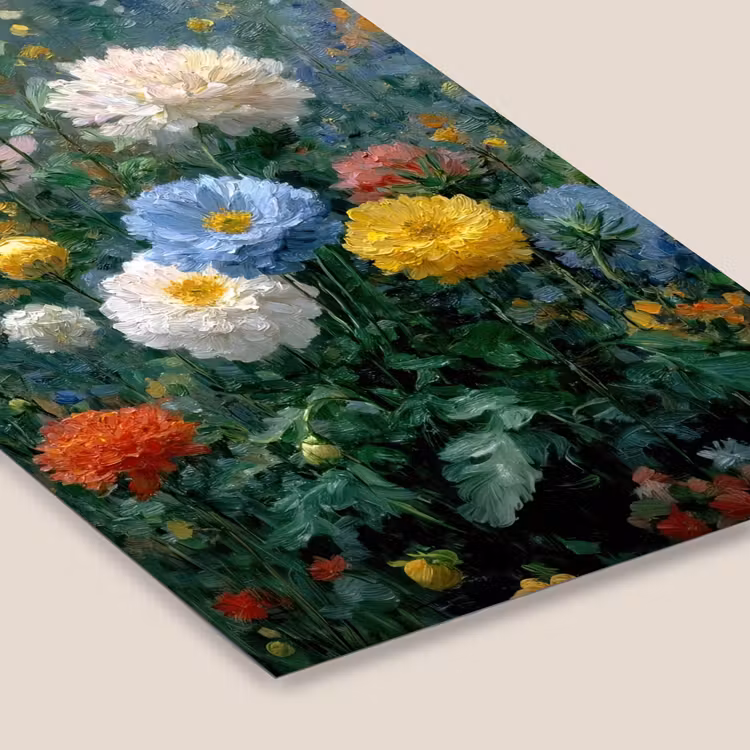 Poster met lijst - Close-up - Veld - Bloemen - Kleurrijk — 7