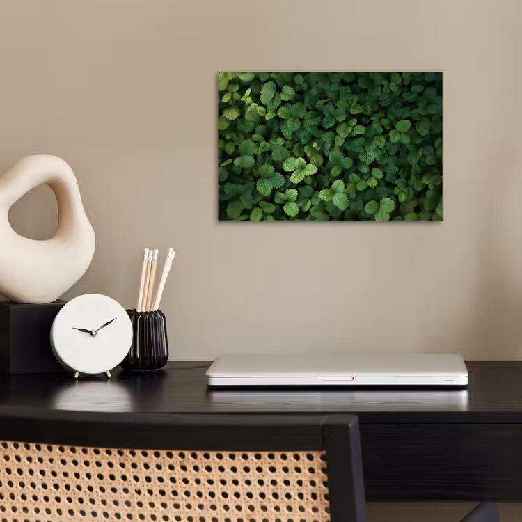 Poster – Groen - Bladeren - Kartel - Zonlicht — 2