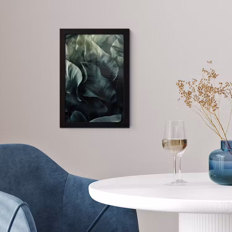 Poster met lijst - Groen - Bladeren - Glad - Nerven — 4