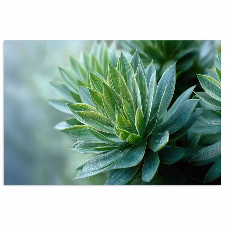 Poster – Blad - Plant - Groen - Textuur — 1