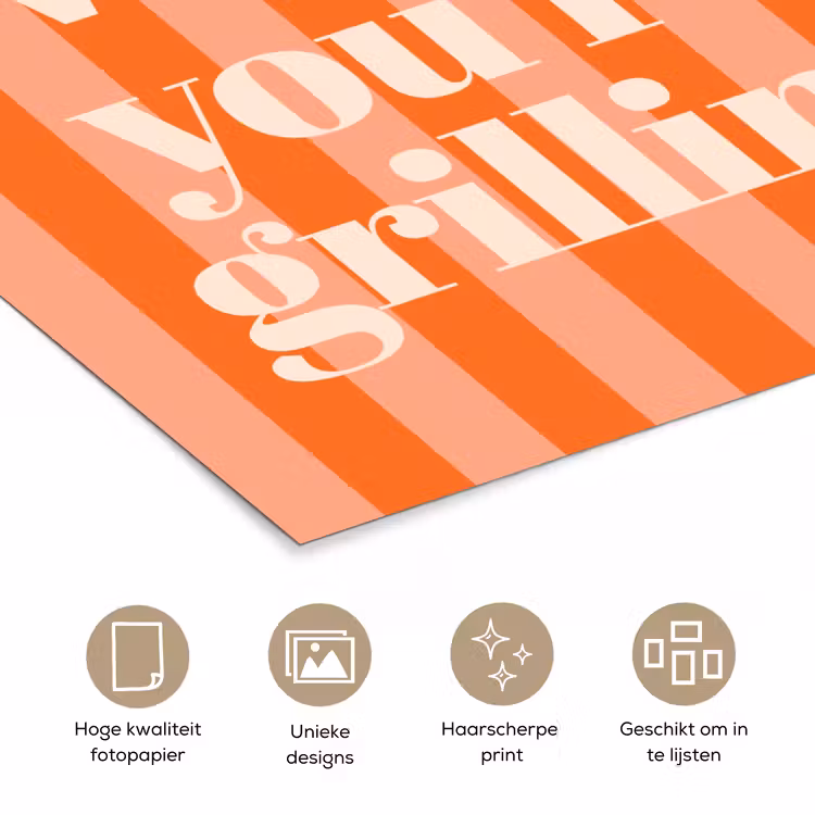 Poster – Life is better when you're grilling gestreept — 5