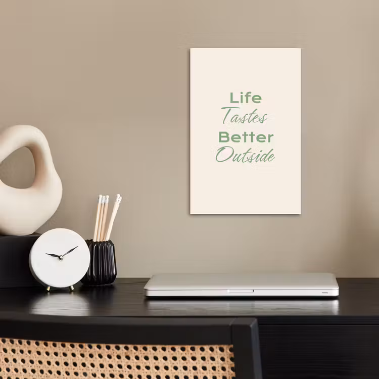 Poster – Tekst - Sierlijk - Letters - Groen — 2