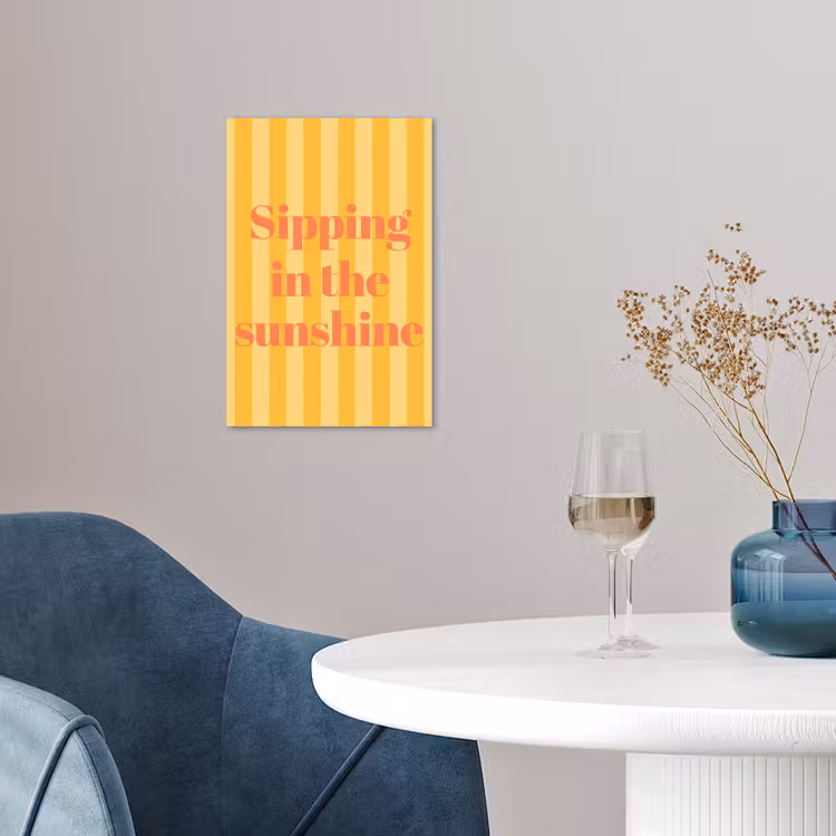 Poster – Sipping in The Sunshine — 4