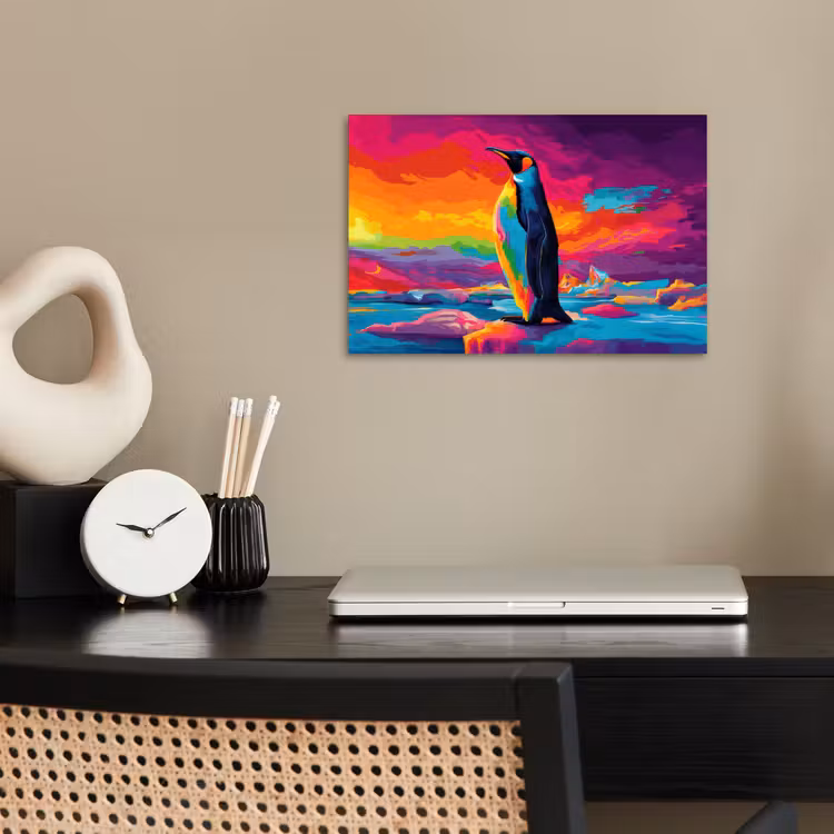 Poster – Ijsschots - Pinguïn - Abstract - Lucht — 2