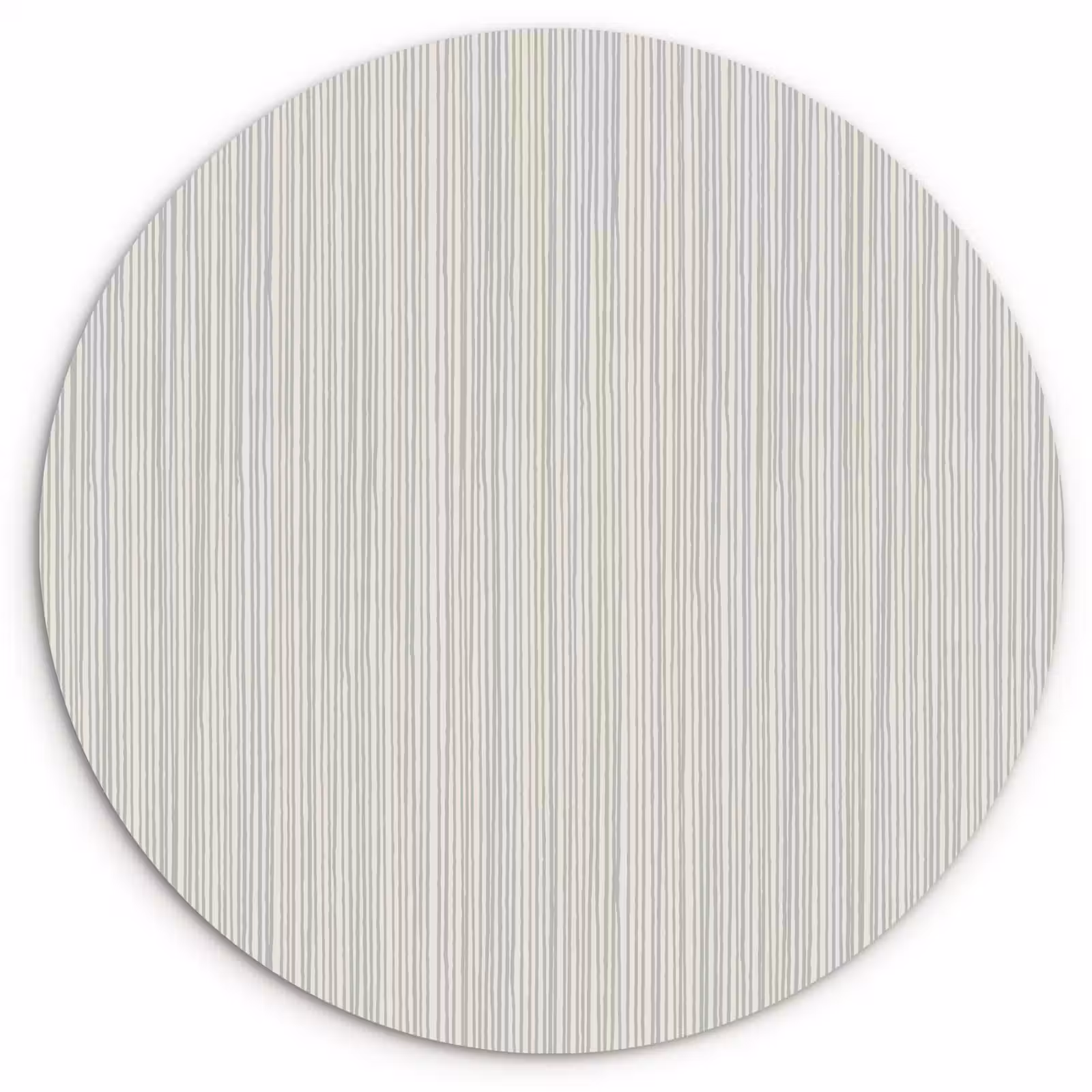 Muurcirkel glas - Verticaal - Strepen - Patroon - Blauw — 1