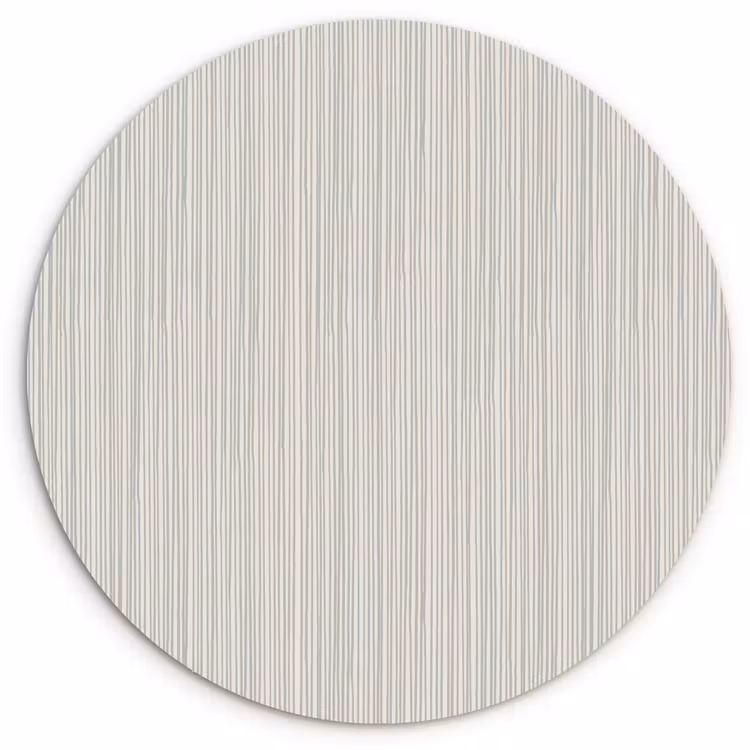 Muurcirkel glas - Verticaal - Strepen - Patroon - Blauw — 1