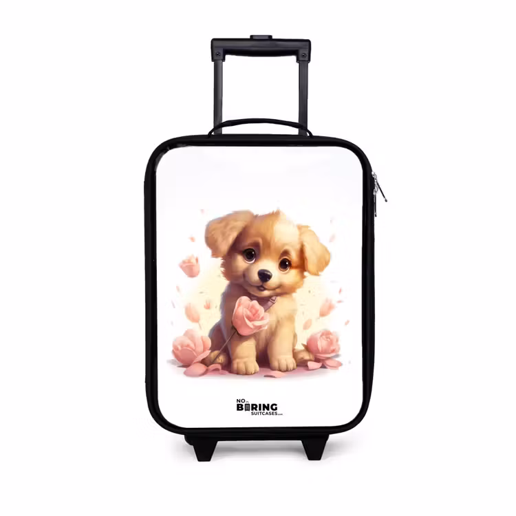 Kinderkoffer - Zwart - Popke puppy — 1