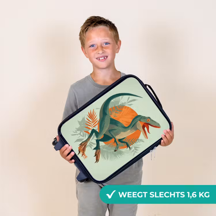 Kinderkoffer - Zwart - Sluipende jager met bladeren — 3