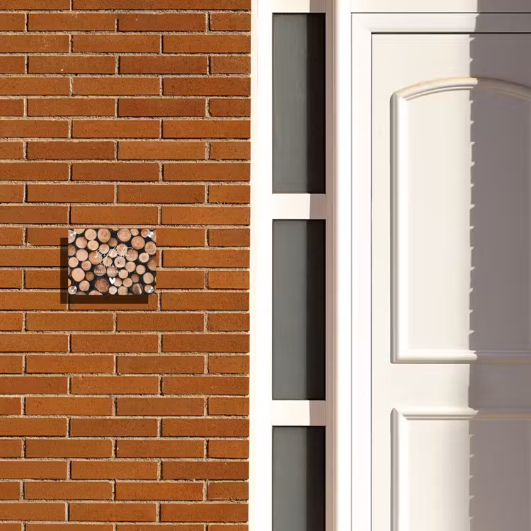 Naambordje voordeur - Rechthoek - Houtstapel - Sierlijk — 3