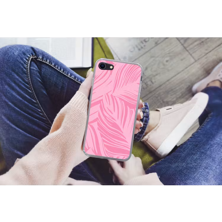 Grote bladeren in verschillende tinten roze — 4