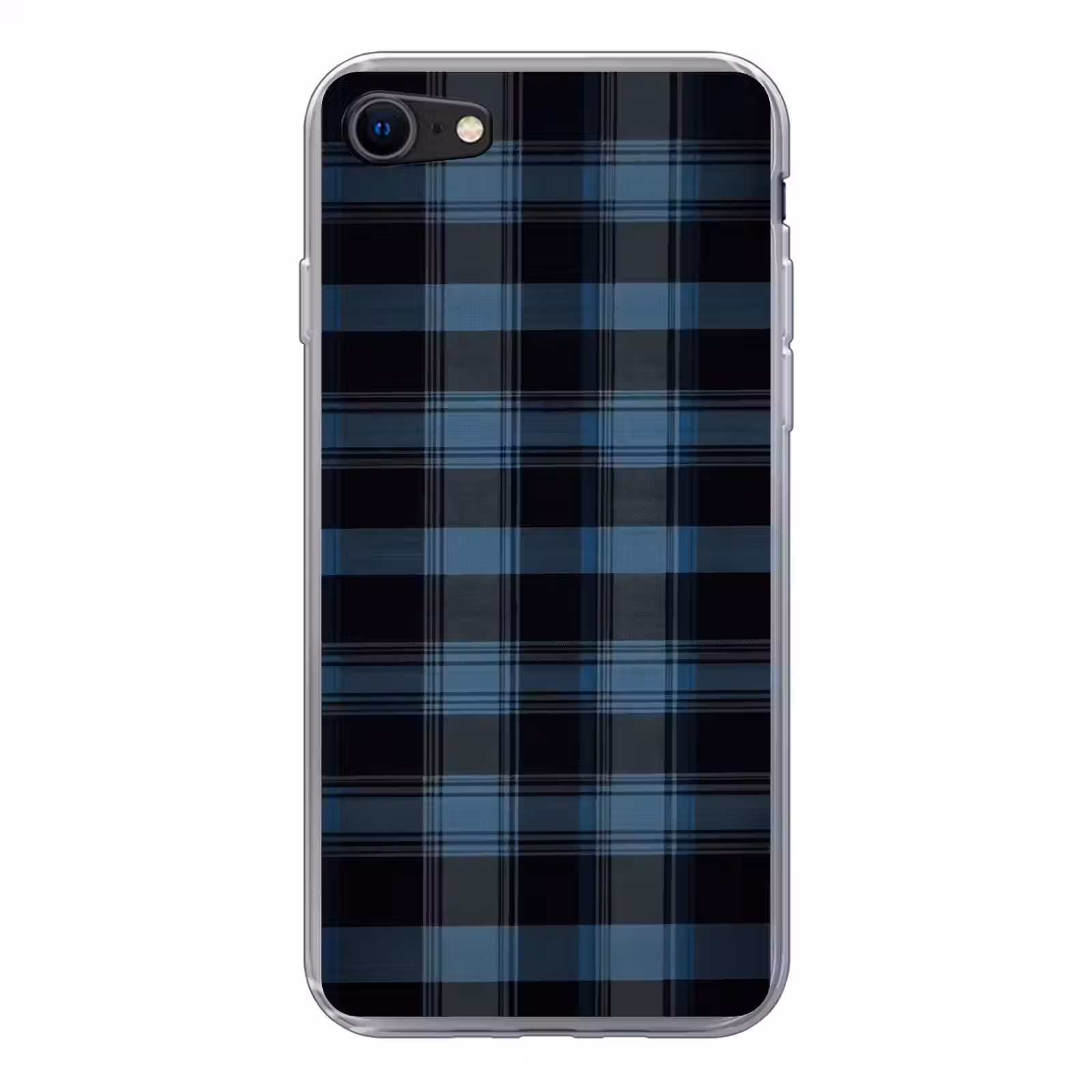 Klassiek geruit patroon in blauw tinten — 1