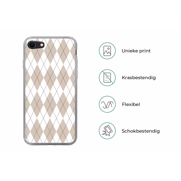 Beige ruiten patroon — 5