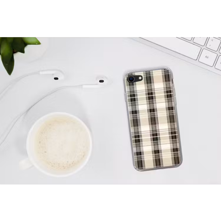 Klassiek geruit patroon in beige — 2