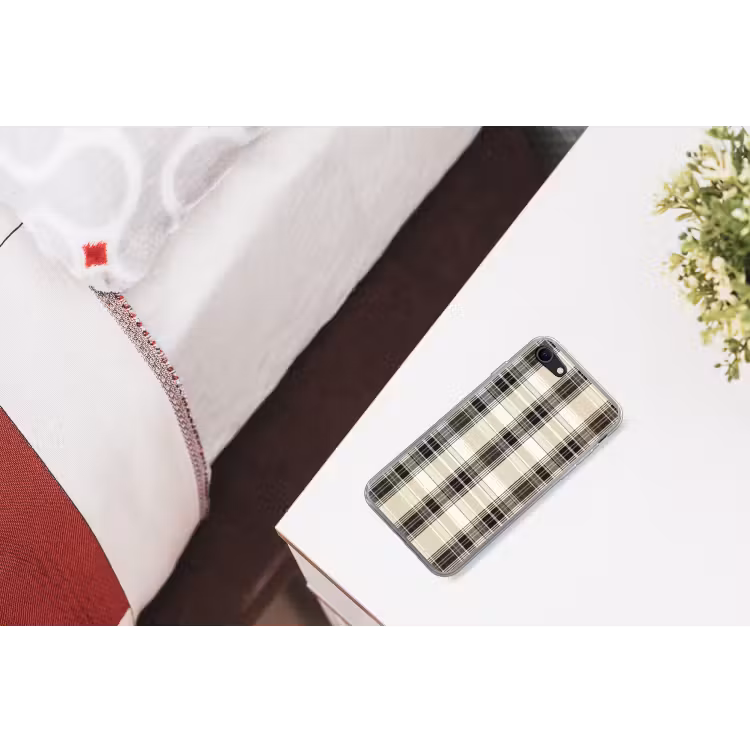 Klassiek geruit patroon in beige — 3
