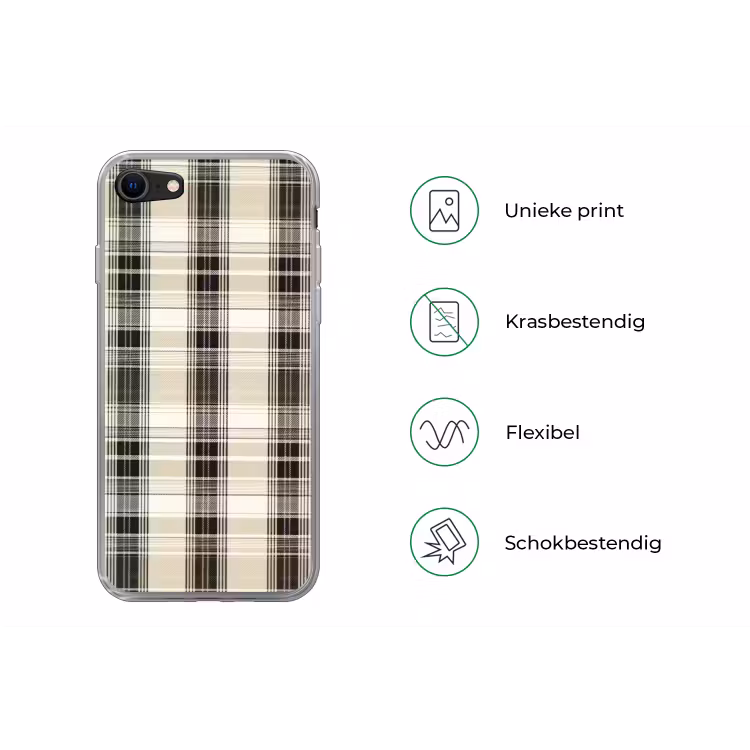 Klassiek geruit patroon in beige — 5