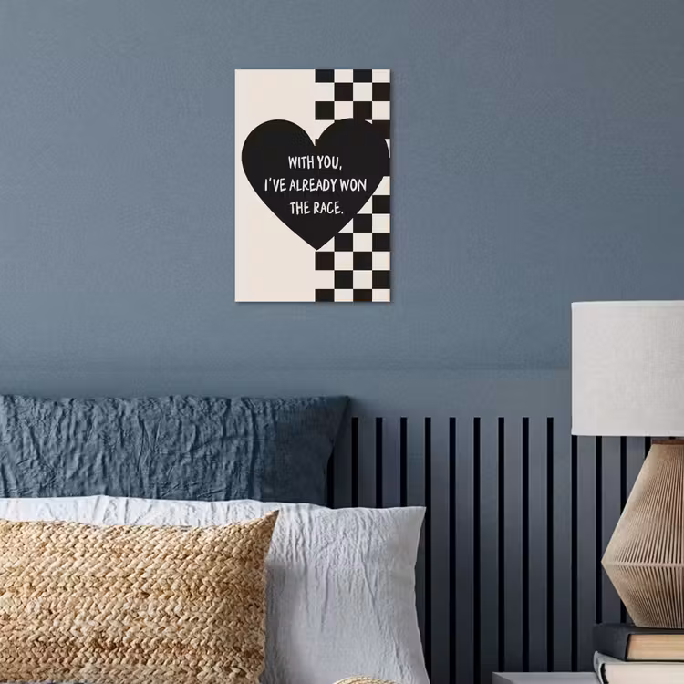 Poster – Liefde - Beige - Race — 3
