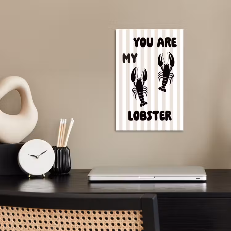 Poster – Lobster - Beige - Minimalistisch — 2