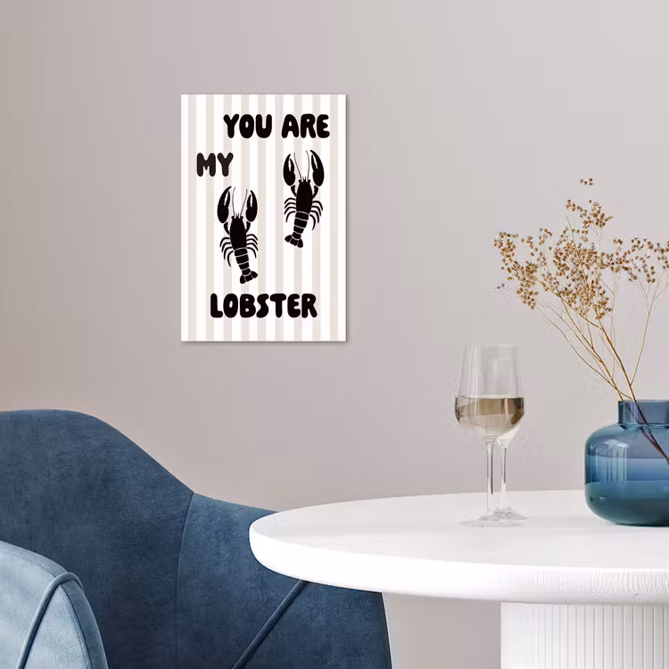 Poster – Lobster - Beige - Minimalistisch — 4