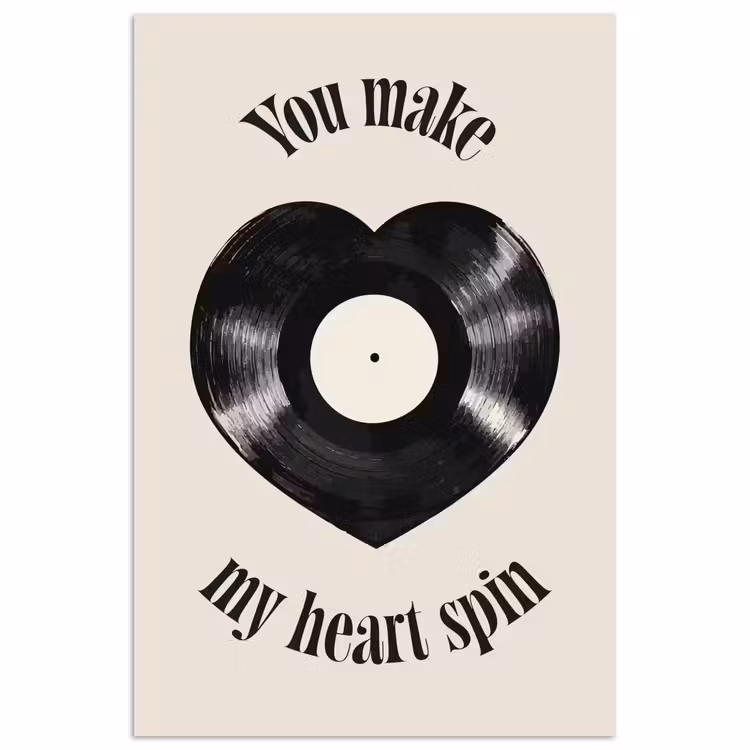 Poster – Love - Muziek - Quote — 1