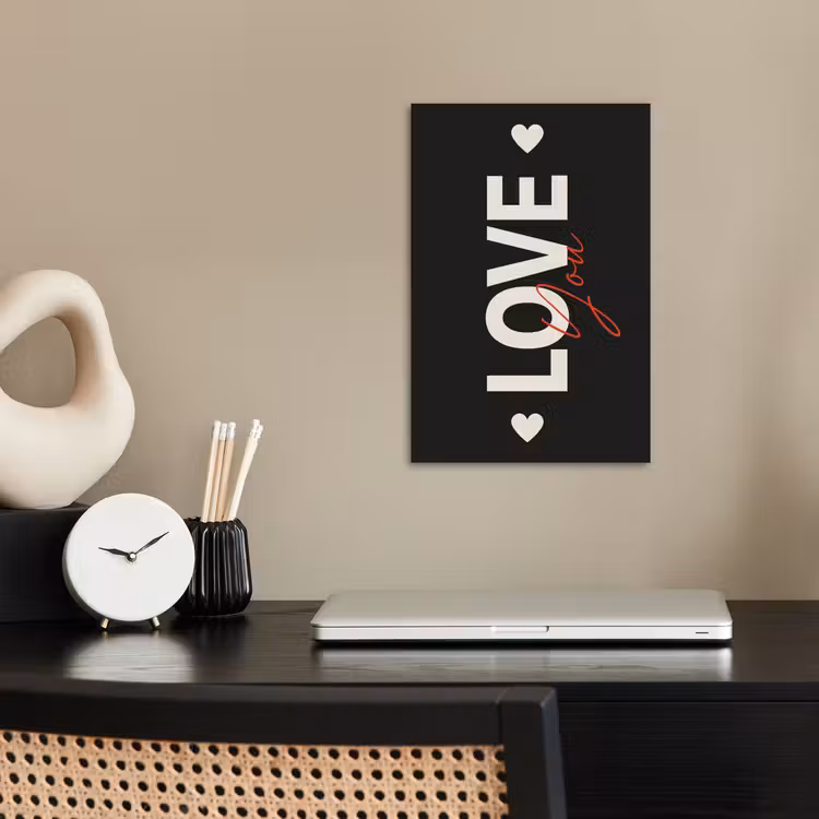 Poster – Love - Rood - Valentijn — 2