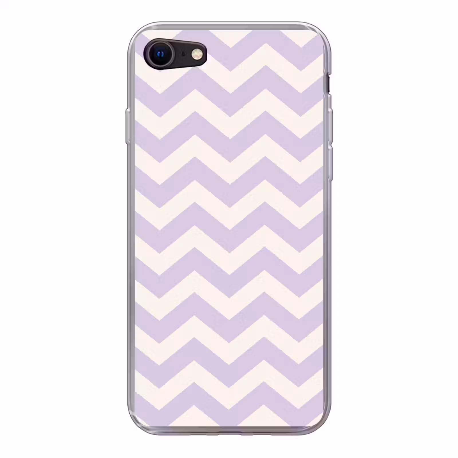 Zigzag patroon in paars en wit — 1