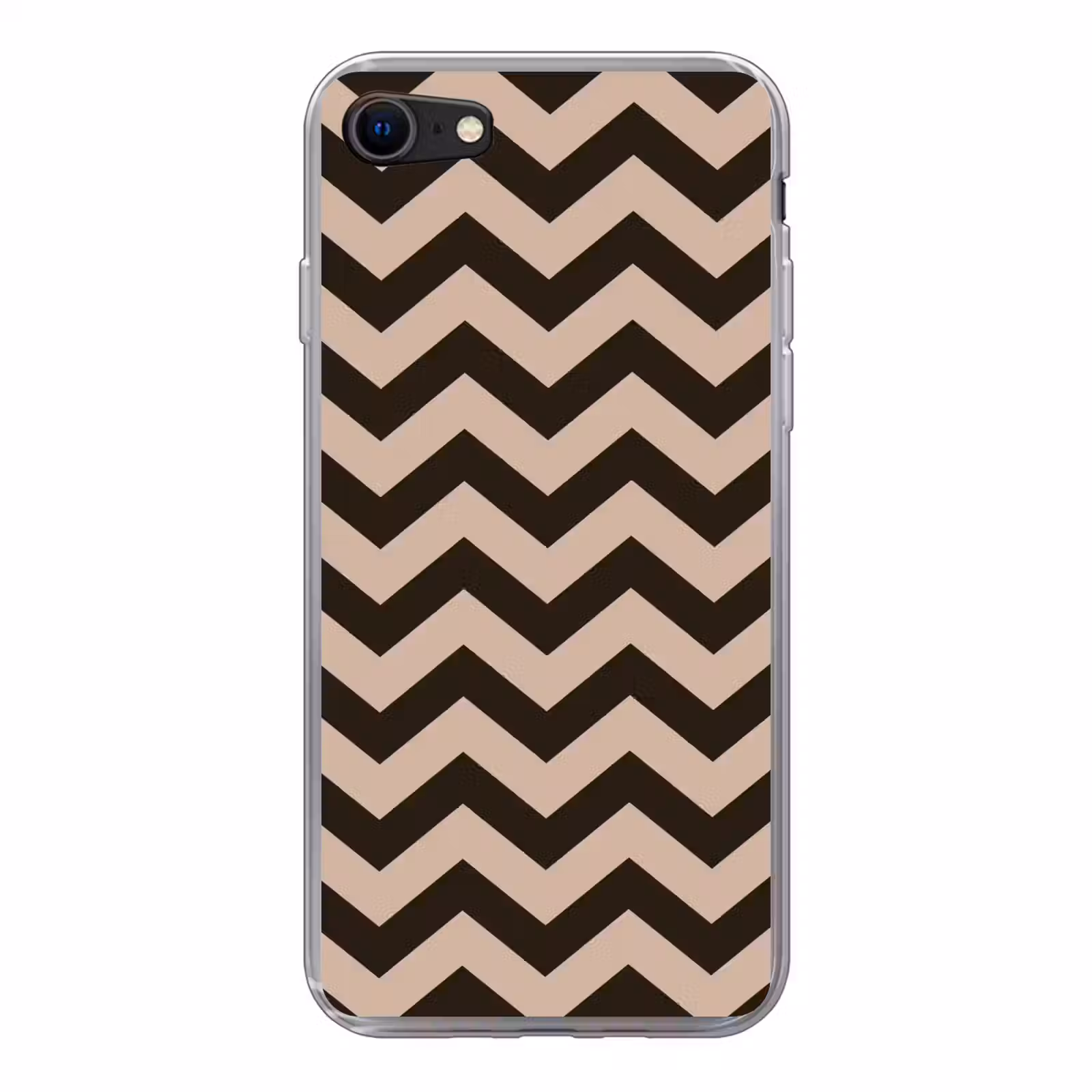 Zigzag patroon in verschillende tinten bruin — 1