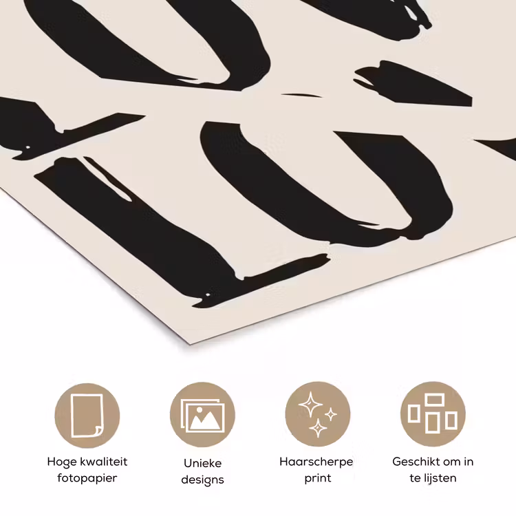 Poster – Love - Hart - Beige — 5
