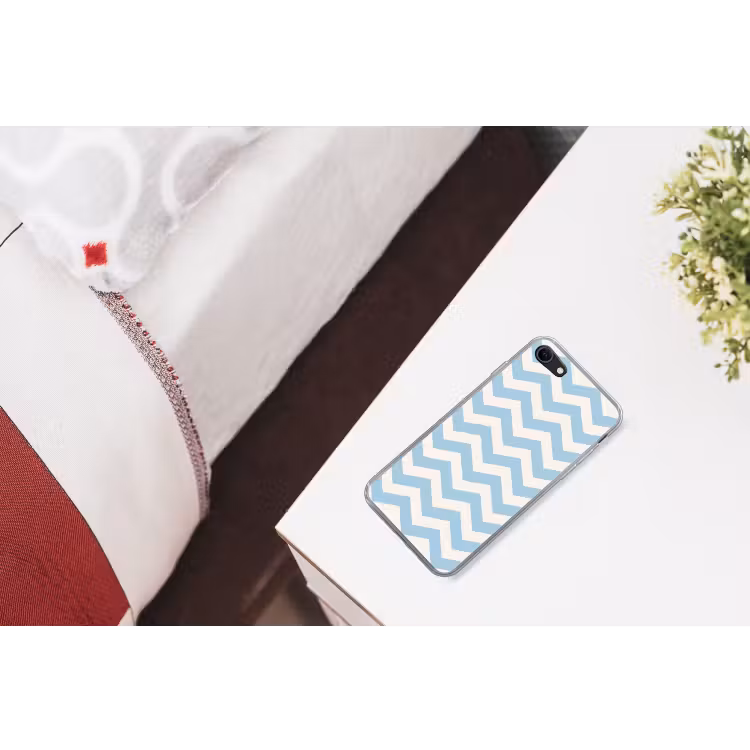 Zigzag patroon in blauw en wit — 3