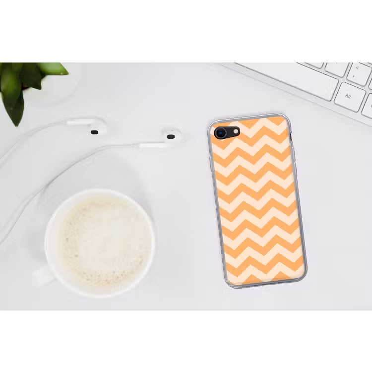 Zigzag patroon in oranje — 2