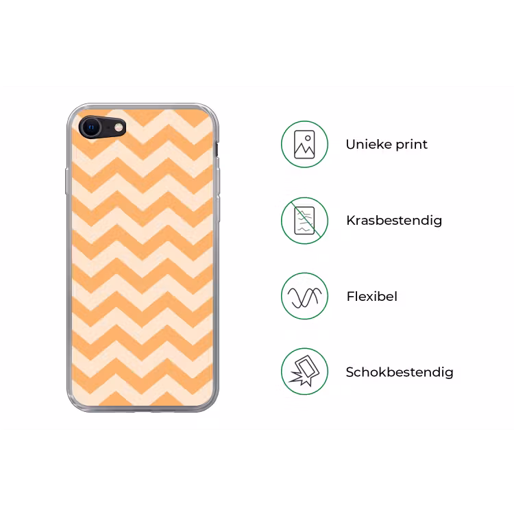 Zigzag patroon in oranje — 5