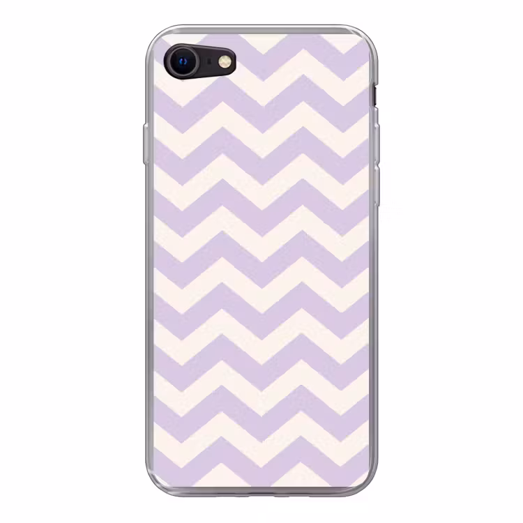 Zigzag patroon in paars en wit — 1