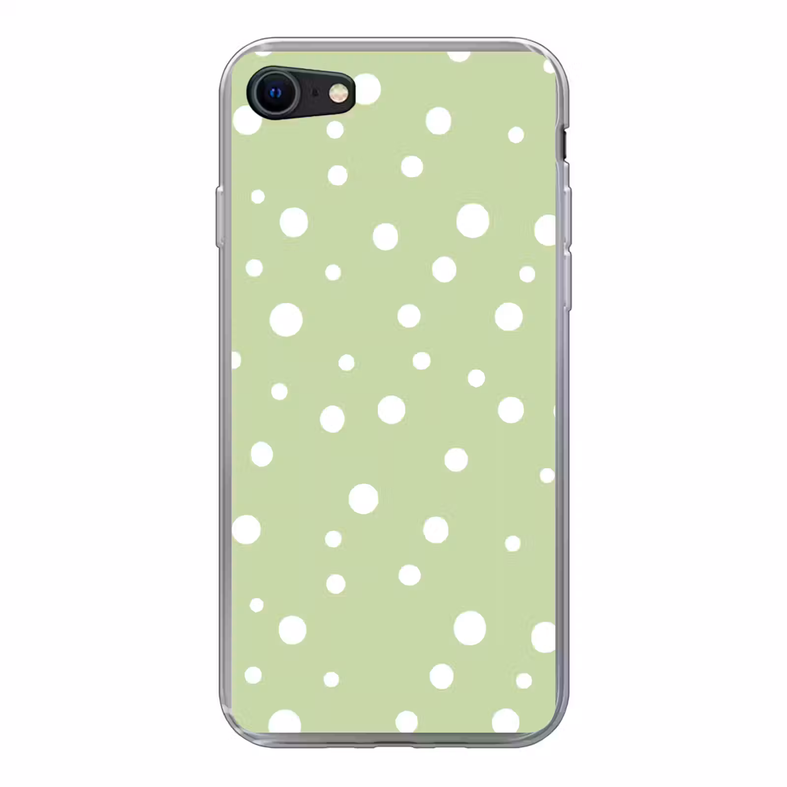 Groene achtergrond met witte stippen — 1