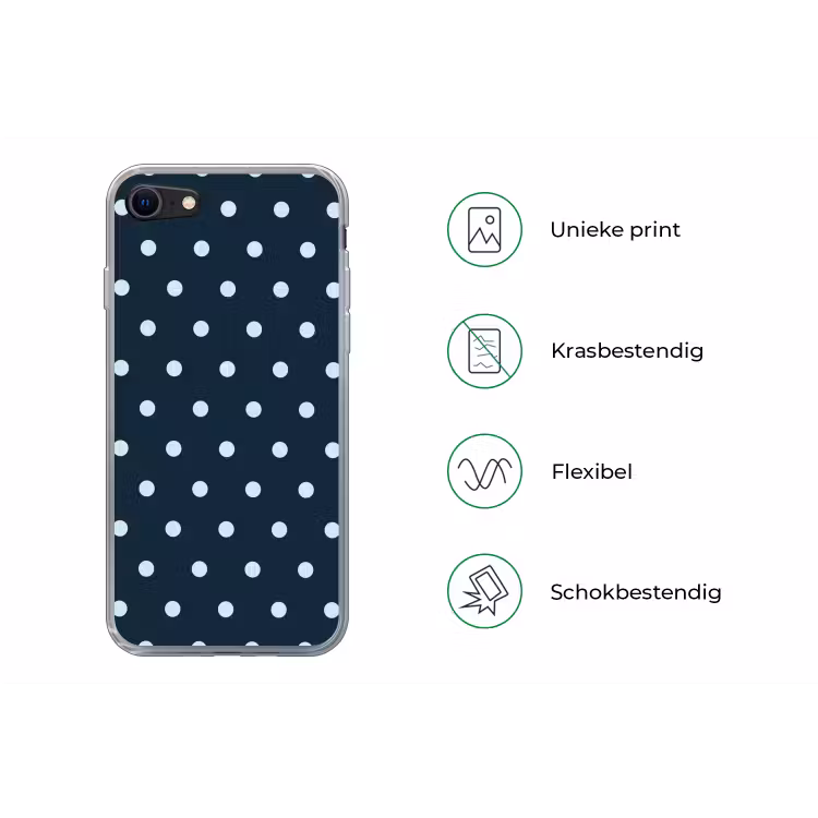 Blauw stippen patroon — 5