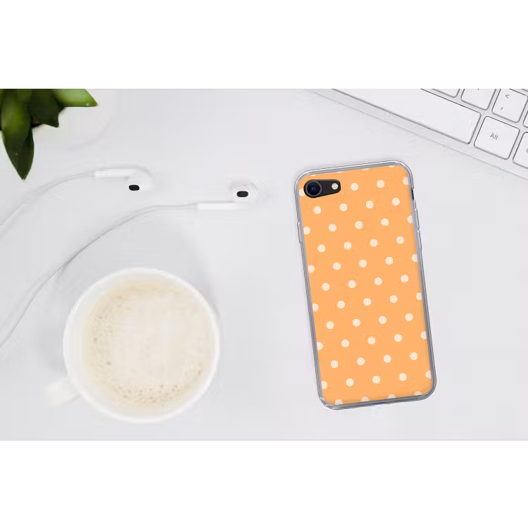 Oranje stippen patroon — 2