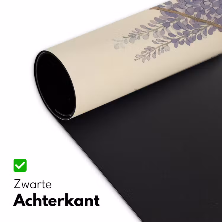Bureau onderlegger - Specht - Bloemen - Paars — 4