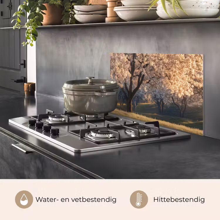 Spatscherm keuken - Bomen - Bloesem - Lente — 6