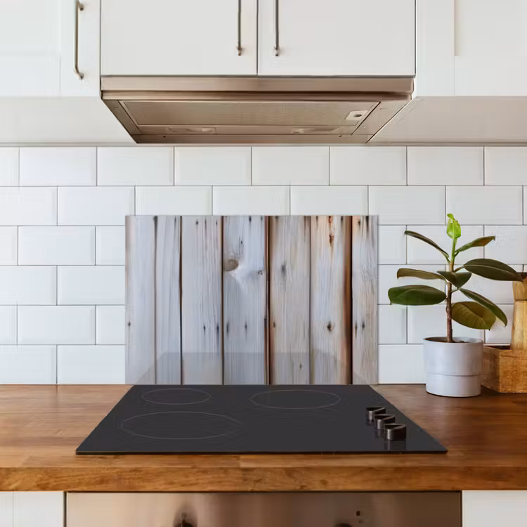 Spatscherm keuken - Hout - Planken - Verweerd — 5