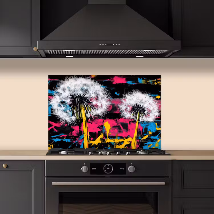 Spatscherm keuken - Street Art - Kleurrijk - Muur — 1
