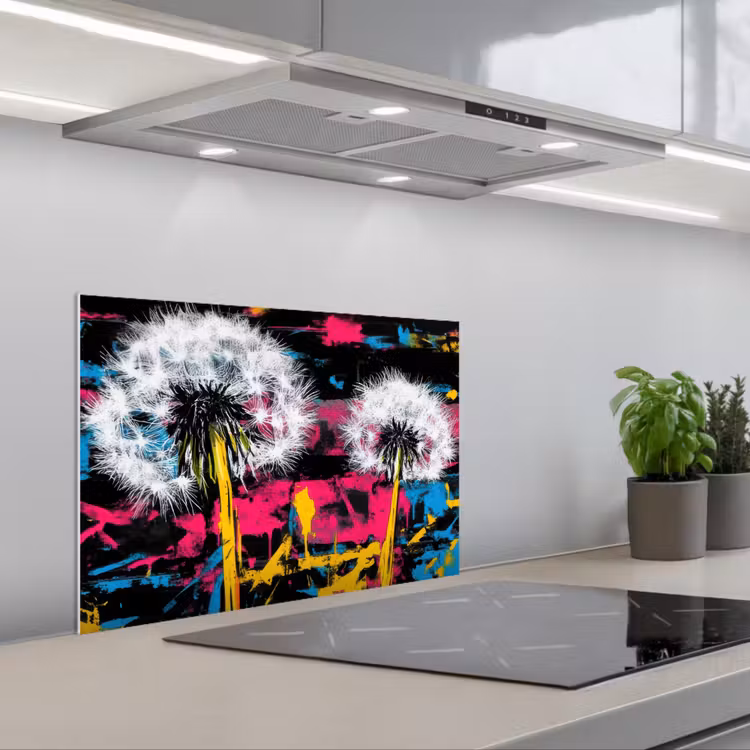 Spatscherm keuken - Street Art - Kleurrijk - Muur — 4