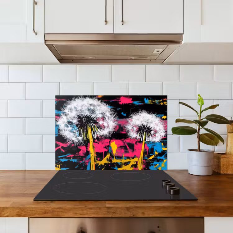 Spatscherm keuken - Street Art - Kleurrijk - Muur — 5