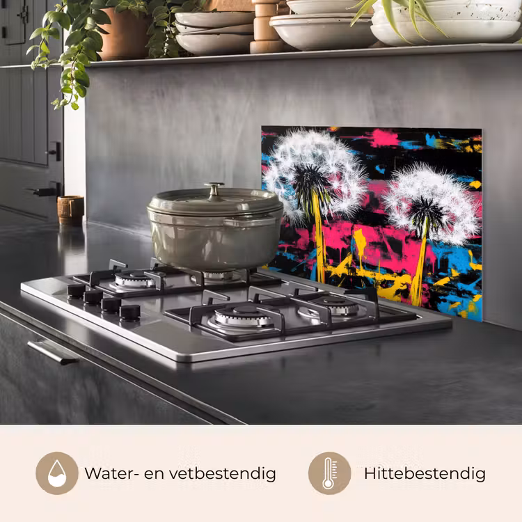 Spatscherm keuken - Street Art - Kleurrijk - Muur — 6