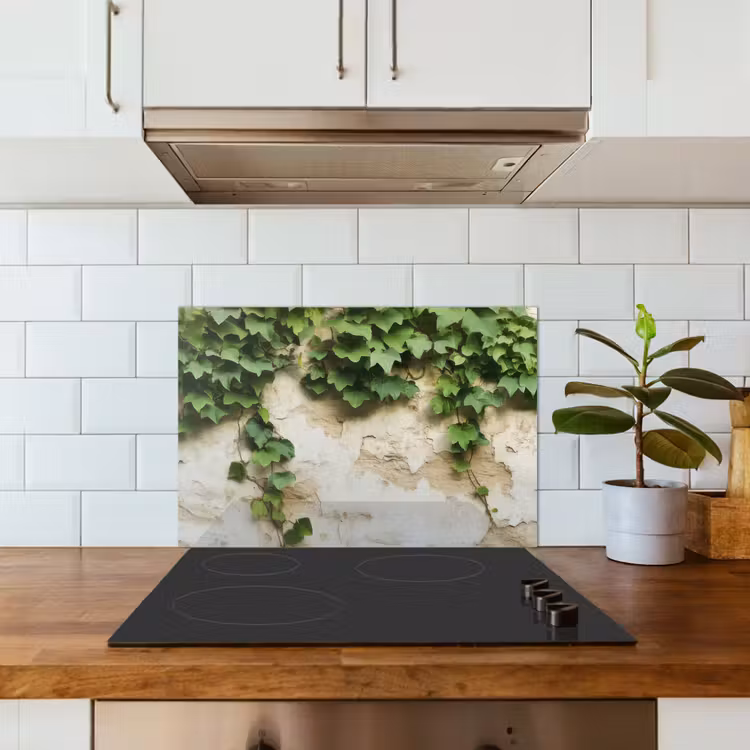 Spatscherm keuken - Klimop - Muur - Groen — 5