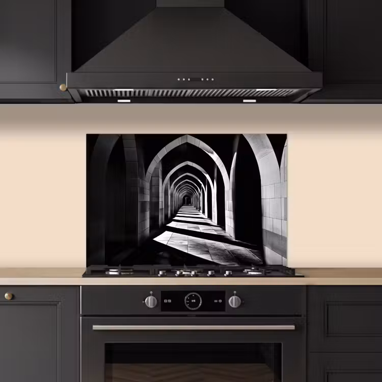 Spatscherm keuken - Gang - Bogen - Schaduw - Diepte — 2