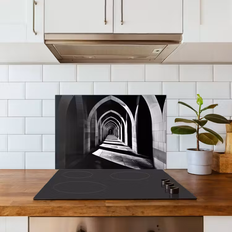 Spatscherm keuken - Gang - Bogen - Schaduw - Diepte — 6
