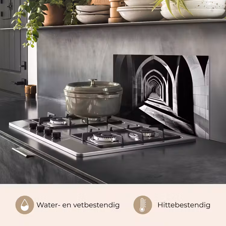 Spatscherm keuken - Gang - Bogen - Schaduw - Diepte — 7