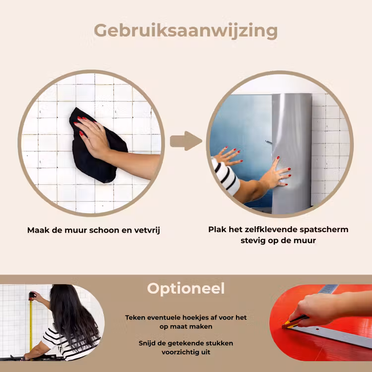 Spatscherm keuken - Meeuw - Wit - Zee - Mistig — 8