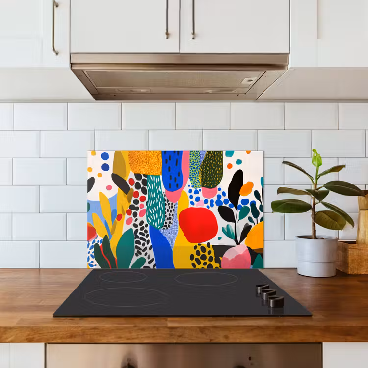 Spatscherm keuken - Stippen - Vormen - Modern - Kleuren — 6
