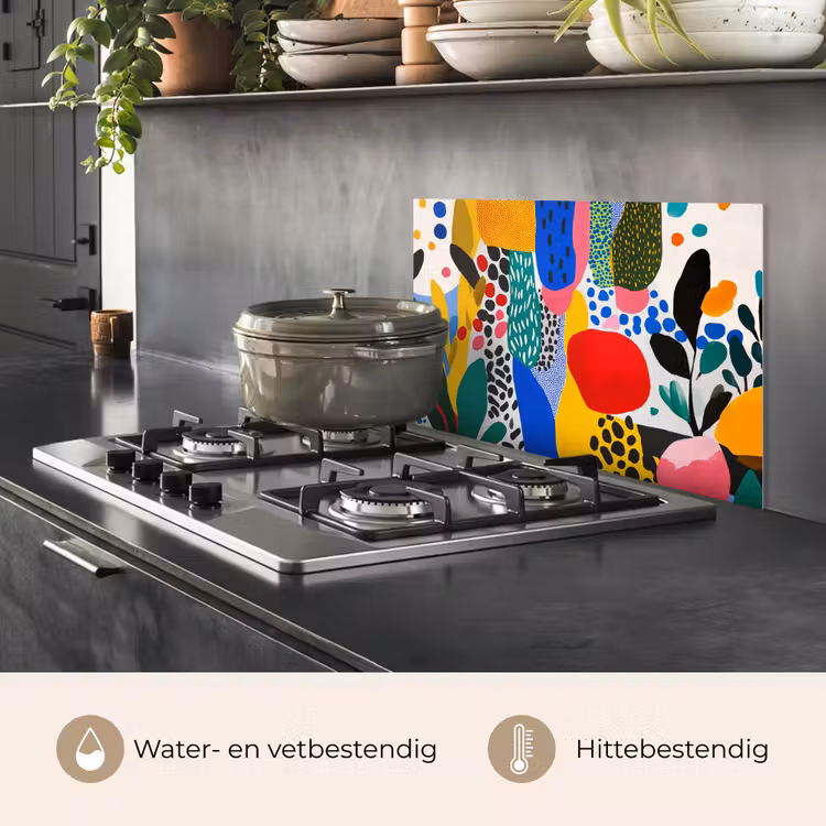 Spatscherm keuken - Stippen - Vormen - Modern - Kleuren — 7