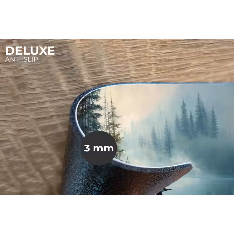 Placemat - 6 stuks - Bos - Water - Eenden - Mistig — 4