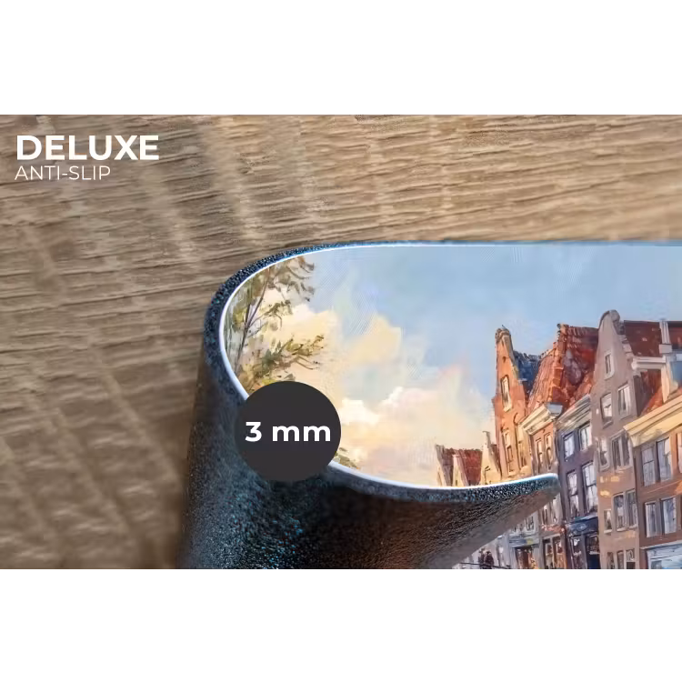Placemat - 6 stuks - Brug - Stad - Huizen - Boot — 4